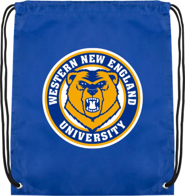 Western New England Drawstring Backpack Athletic Logo - ONLINE ONLY