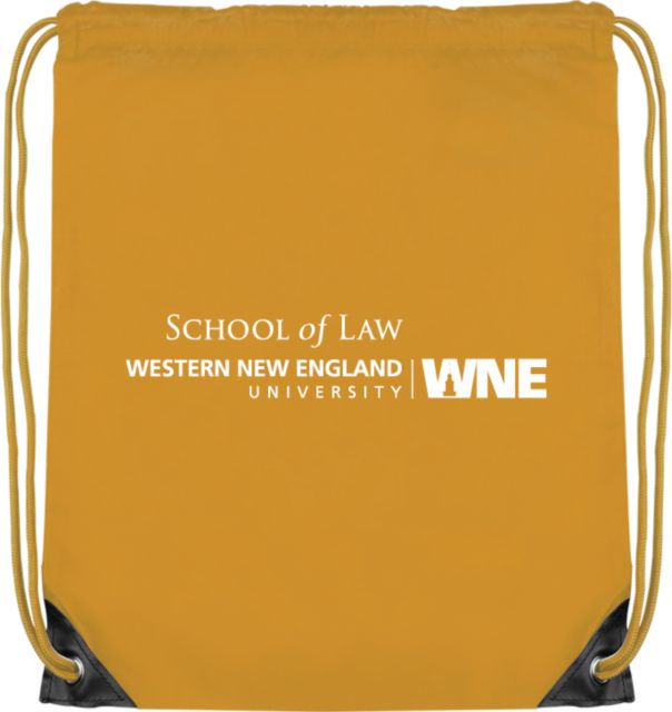 Western New England Drawstring Backpack School of Law Flat - ONLINE ONLY