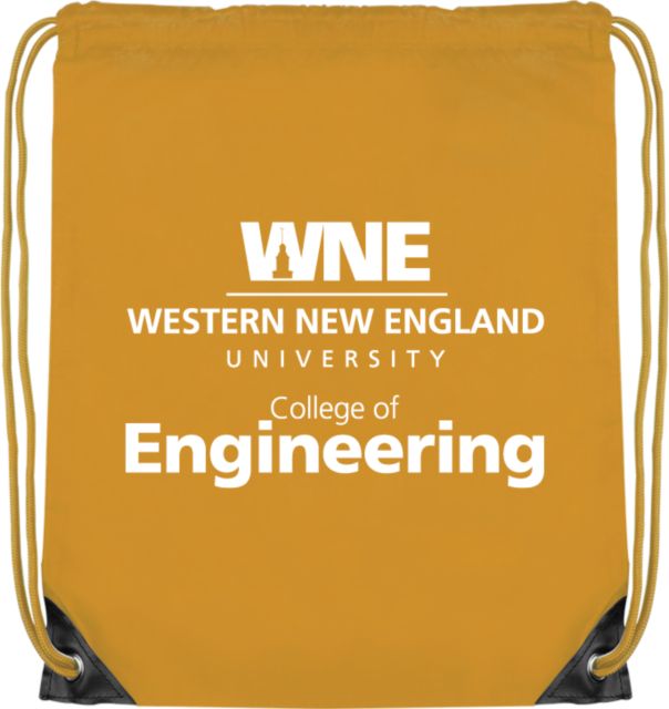 Western New England Drawstring Backpack College of Engineering - ONLINE ONLY