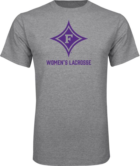 Furman T Shirt Diamond F - Lacrosse - ONLINE ONLY