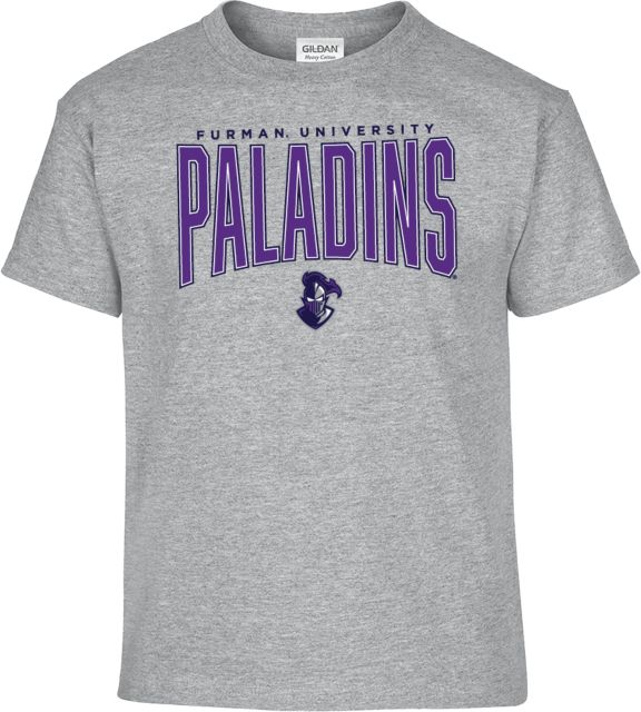 Furman Youth T Shirt Furman University Paladins Stacked - ONLINE ONLY