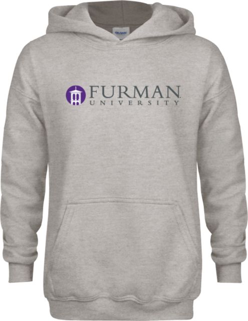 Furman Youth Fleece Hood Furman University  Institutional Mark - ONLINE ONLY