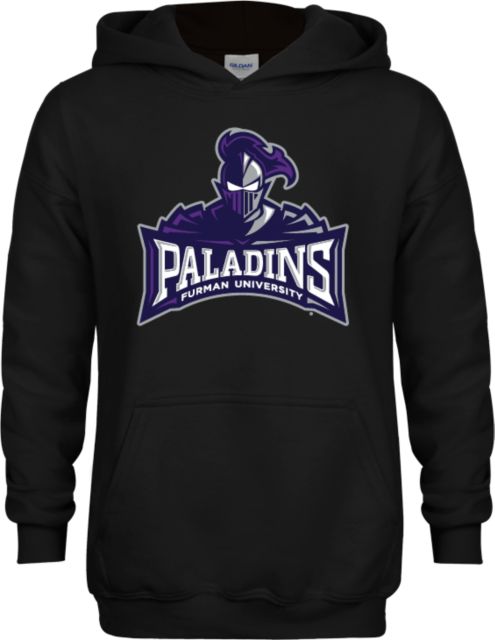 Furman Youth Fleece Hoodie Furman Paladins Mascot Mark - ONLINE ONLY