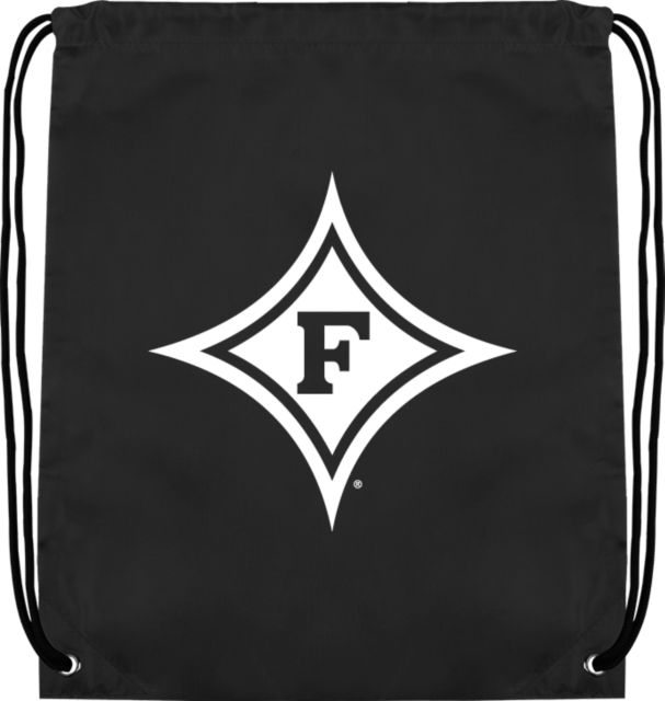 Furman Drawstring Backpack Diamond F - Primary Athletic Marks - ONLINE ONLY
