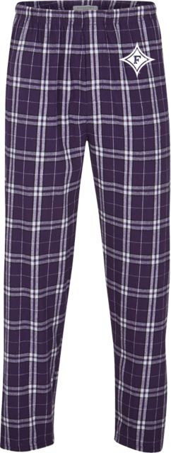 Furman Boxercraft Heritage Unisex Flannel Pajama Pant Diamond F - Primary Athletic Marks - ONLINE ONLY