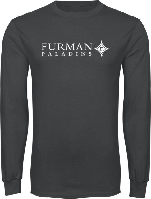 Furman Long Sleeve T Shirt Furman Paladins Diamond Word Mark - ONLINE ONLY