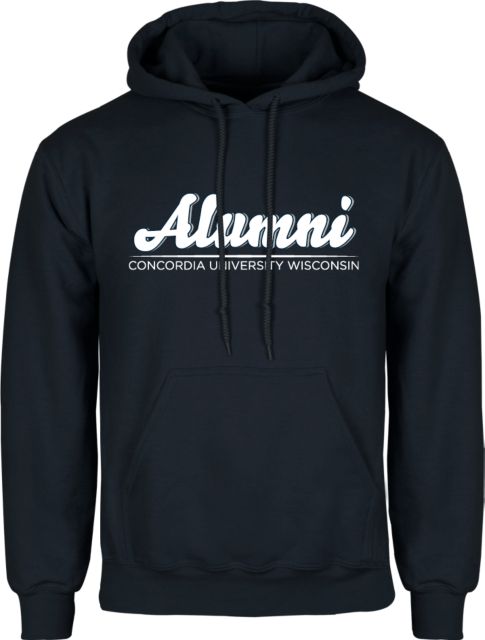 Concordia WI Fleece Hoodie Alumni Script - ONLINE ONLY