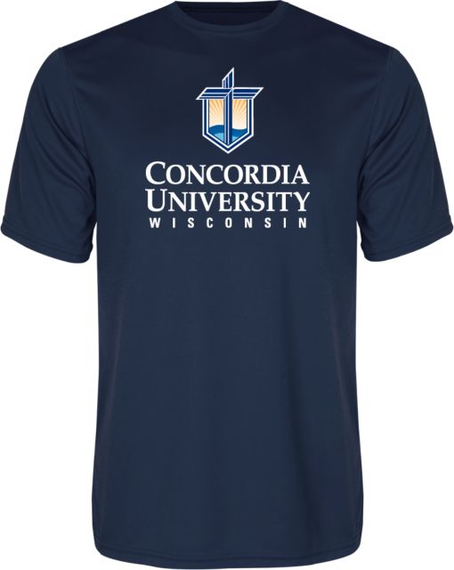 Concordia WI Performance Tee CUW Mark Stacked Centered - ONLINE ONLY