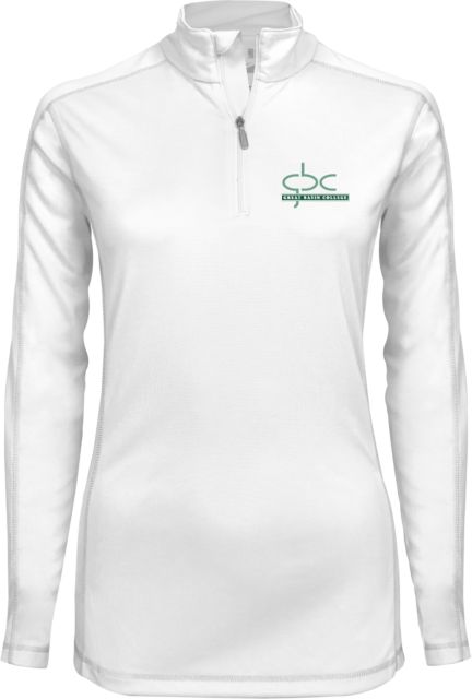 Great Basin Womens Syntrel Interlock 1/4 Zip Primary Logo - ONLINE ONLY