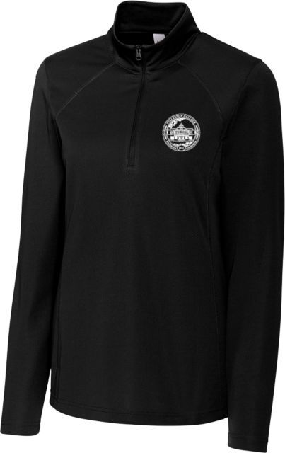 Fullerton College C&B Womens Clique Ice Pique Half Zip FC Seal - ONLINE ONLY