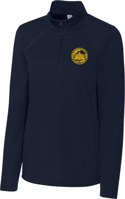 Fullerton College C&B Womens Clique Ice Pique Half Zip FC Seal - ONLINE ONLY