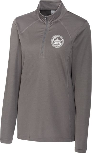Fullerton College C&B Womens Titan Clique Ice Pique Half Zip FC Seal - ONLINE ONLY