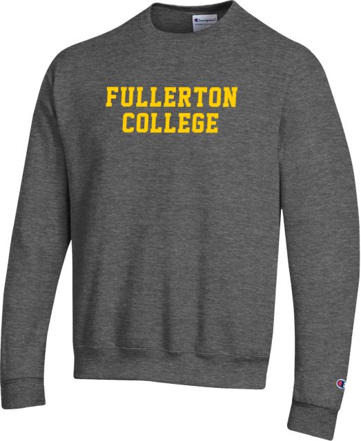 Fullerton College ChampionFleece Crew Fullerton College Stacked - ONLINE ONLY