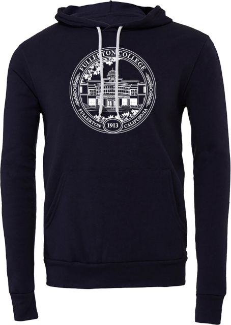 Fullerton College Bella + Canvas Fleece Hood FC Seal - ONLINE ONLY