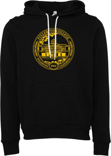 Fullerton College Bella + Canvas Fleece Hood FC Seal - ONLINE ONLY