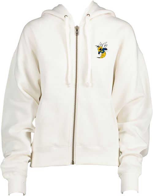 Fullerton College ENZA Womens Boxy Full Zip Hood FC Hornet - ONLINE ONLY