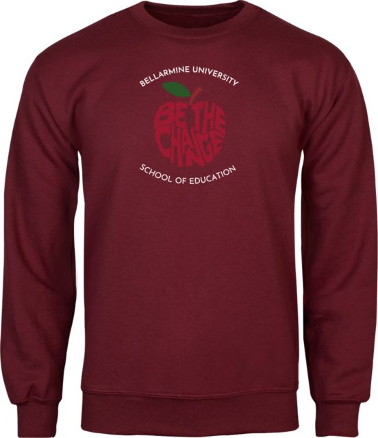 Bellarmine Fleece Crew Bellarmine SOE Be the Change Apple Arched - ONLINE ONLY