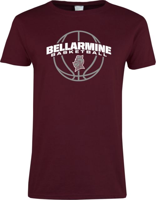 Bellarmine Ladies T Shirt Bellarmine Basketball Arched w/ Ball - ONLINE ONLY