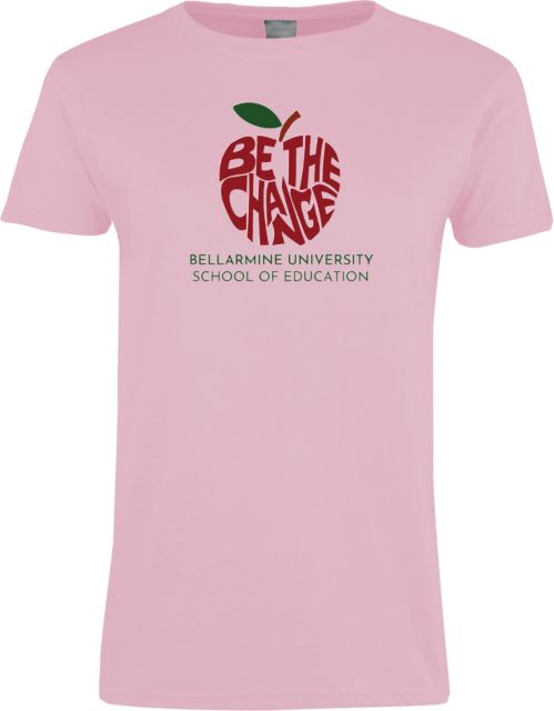 Bellarmine Womens Short Sleeve Tee Bellarmine SOE Be the Change Apple Stacked - ONLINE ONLY