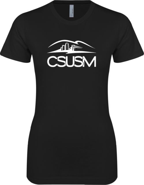 Cal State San Marcos Next Level Ladies SoftStyle Junior Fitted Tee CSUSM with University - ONLINE ONLY