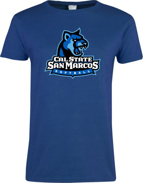 Cal State San Marcos Ladies T Shirt Softball - ONLINE ONLY