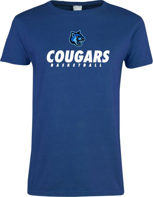 Cal State San Marcos Ladies T Shirt Basketball Stacked - ONLINE ONLY