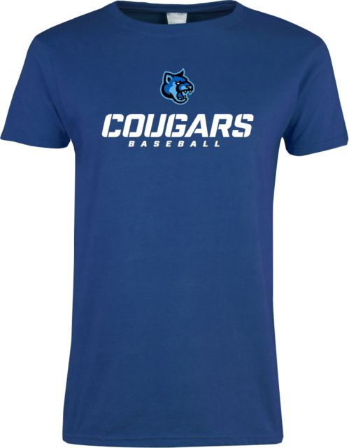 Cal State San Marcos Ladies T Shirt Baseball Stacked - ONLINE ONLY