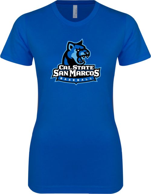 Cal State San Marcos Next Level Ladies SoftStyle Junior Fitted Tee Baseball - ONLINE ONLY