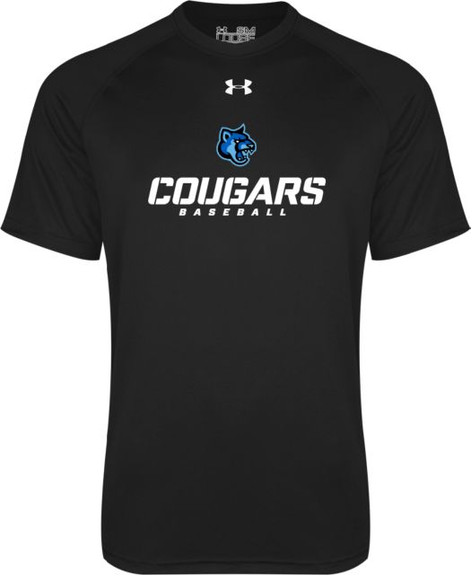 Cal State San Marcos Under Armour Tech Tee Baseball Stacked - ONLINE ONLY