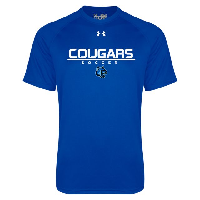 Cal State San Marcos Under Armour Tech Tee Soccer Stacked - ONLINE ONLY