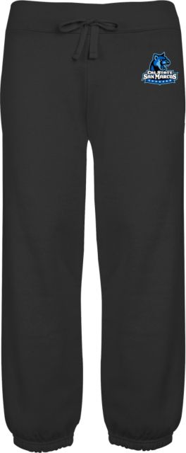 Cal State San Marcos ENZA Womens Banded Fleece Capri Primary Logo - ONLINE ONLY
