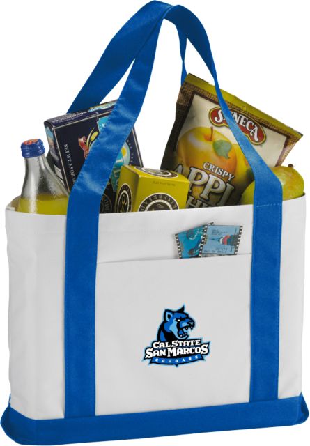 Cal State San Marcos Contender Canvas Tote Primary Logo - ONLINE ONLY