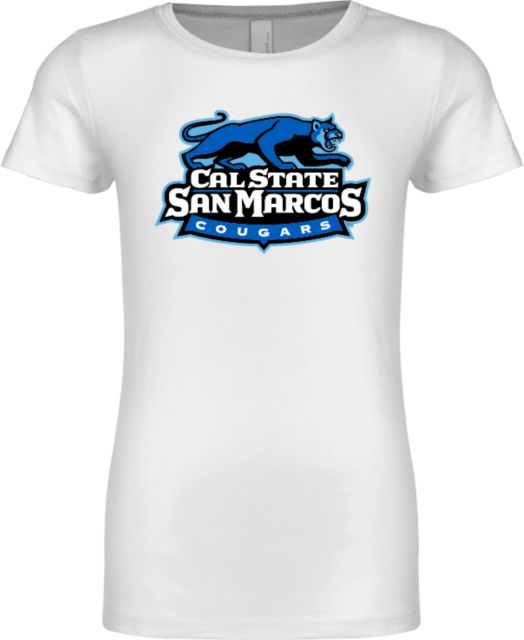 Cal State San Marcos Next Level Girls Fashion Fit T Shirt Secondary Logo - ONLINE ONLY