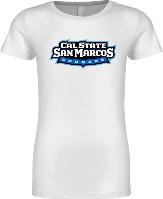 Cal State San Marcos Next Level Girls Fashion Fit T Shirt Tertiary Logo - ONLINE ONLY