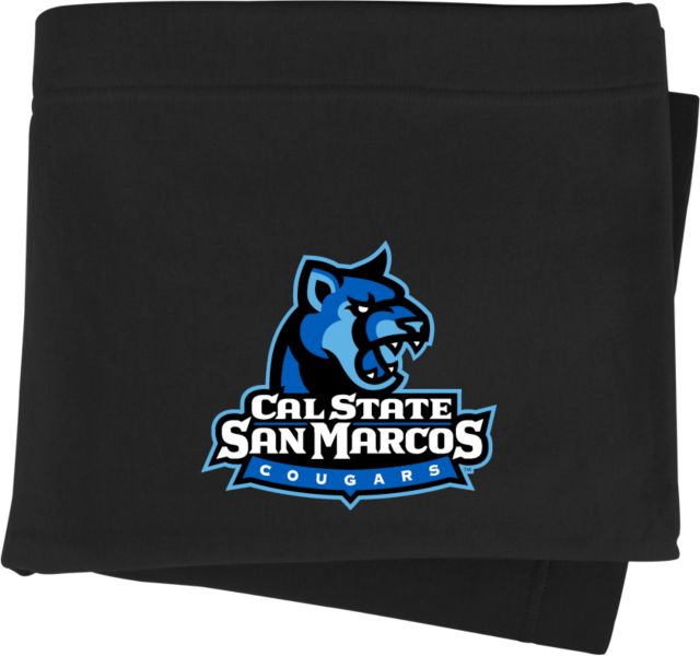 Cal State San Marcos Sweatshirt Blanket Primary Logo - ONLINE ONLY