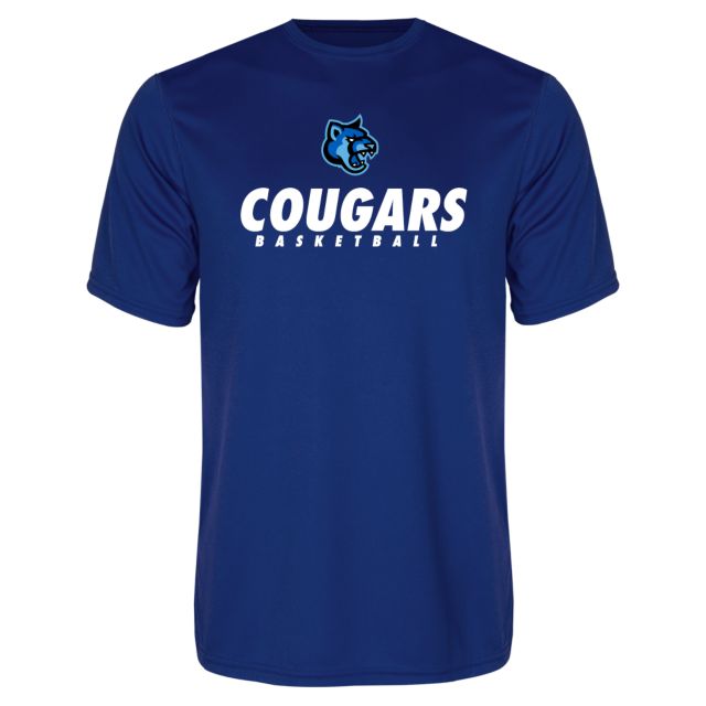 Cal State San Marcos Performance Tee Basketball Stacked - ONLINE ONLY