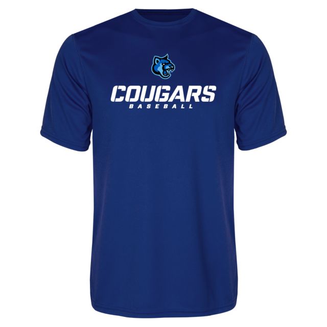 Cal State San Marcos Performance Tee Baseball Stacked - ONLINE ONLY