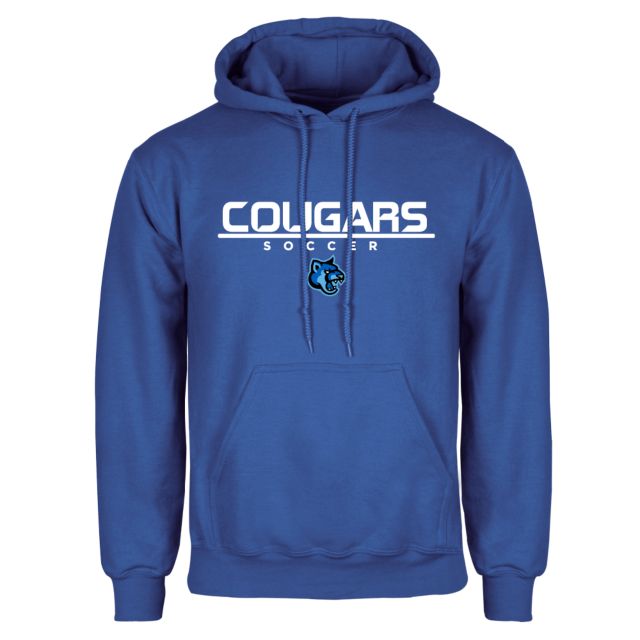 Cal State San Marcos Fleece Hoodie Soccer Stacked - ONLINE ONLY