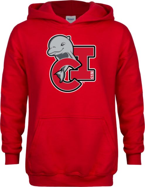 Channel Islands Youth Fleece Hoodie CSU Channel Islands Primary Mark with Dolphin - ONLINE ONLY