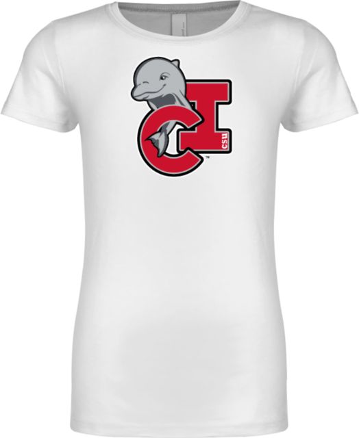 Channel Islands Next Level Girls Fashion Fit T Shirt CSU Channel Islands Primary Mark with Dolphin - ONLINE ONLY