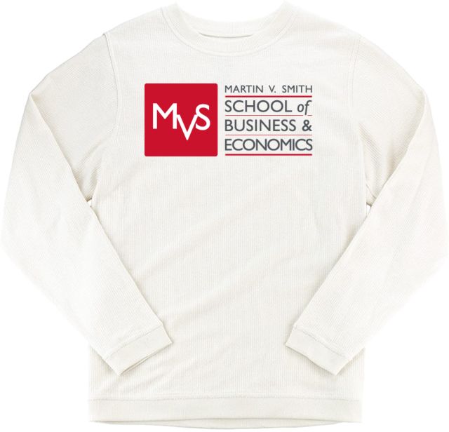 Channel Islands Boxercraft Womens Cream Corded Crew CSU Channel Islands Martin V Smith School of Business and Economics - ONLINE ONLY