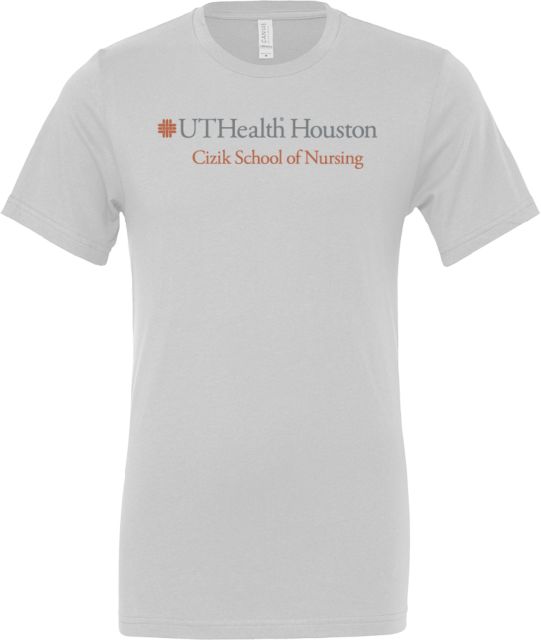 UTHealth Bella + Canvas Jersey Cotton T Shirt UTHealth Houston Cizik School of Nursing - ONLINE ONLY