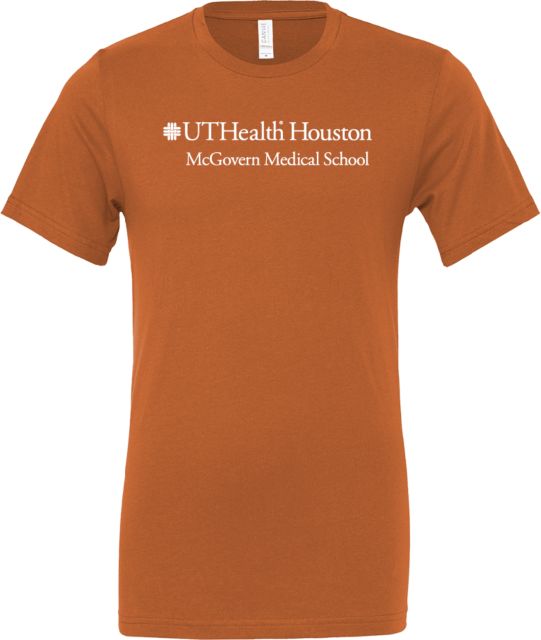 UTHealth Bella + Canvas Autumn Jersey Cotton T Shirt UTHealth Houston McGovern Medical School - ONLINE ONLY
