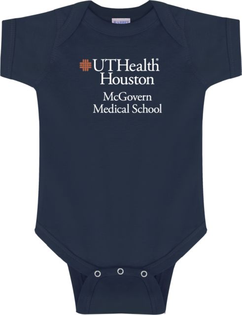 UTHealth Infant Bodysuit UTHealth Houston McGovern Medical School Stacked - ONLINE ONLY