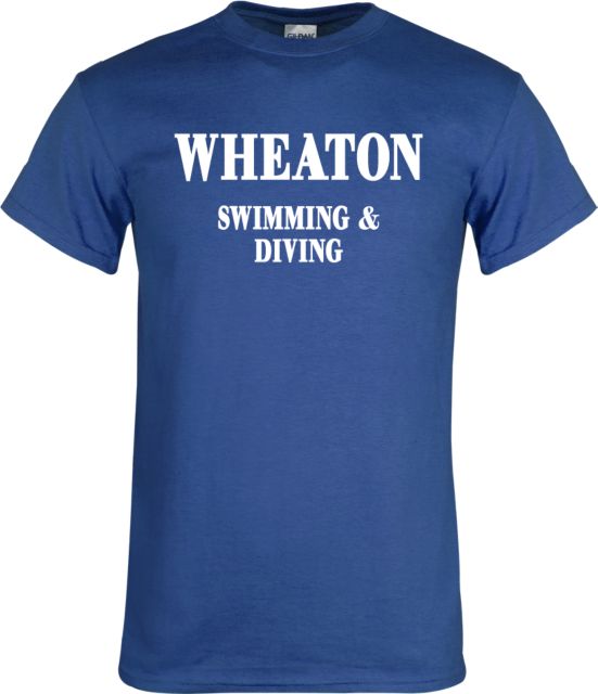 Wheaton College MA T Shirt Swimming and Diving - ONLINE ONLY