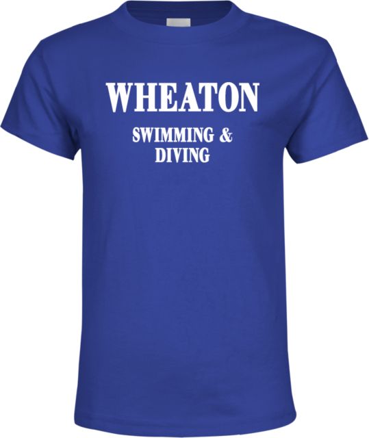 Wheaton College MA Youth T Shirt Swimming and Diving - ONLINE ONLY