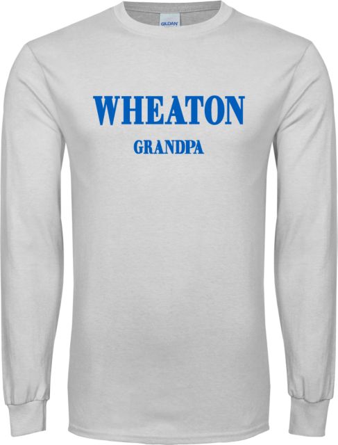 Wheaton College MA Long Sleeve T Shirt Grandpa - ONLINE ONLY