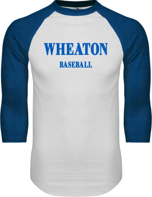Wheaton College MA Raglan Baseball T Shirt Baseball - ONLINE ONLY