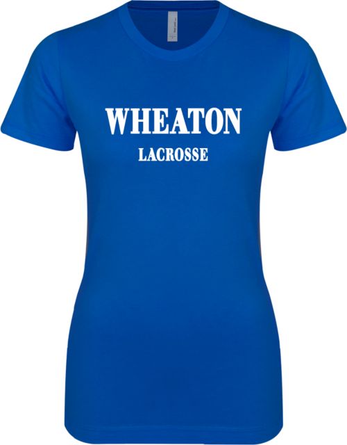 Wheaton College MA Next Level Ladies SoftStyle Junior Fitted Tee Lacrosse - ONLINE ONLY
