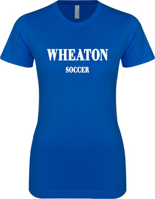 Wheaton College MA Next Level Ladies SoftStyle Junior Fitted Tee Soccer - ONLINE ONLY